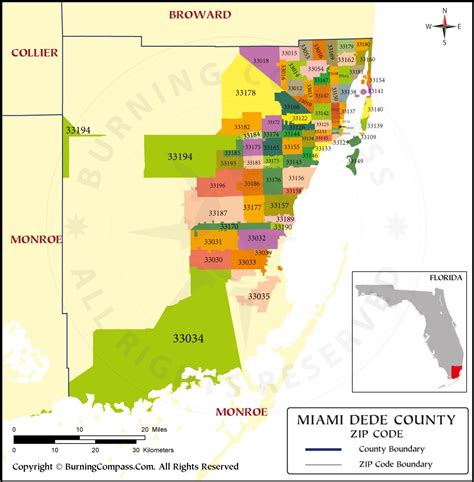 Miami Dade County Zipcode Map Maps For You