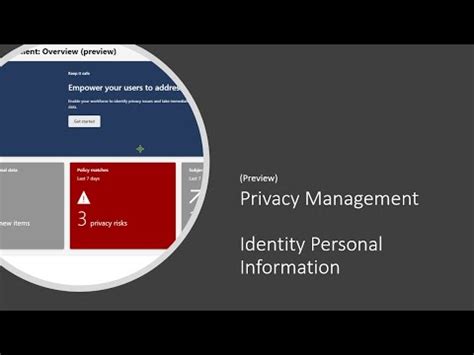 Microsoft 365 Privacy Management Solution Youtube