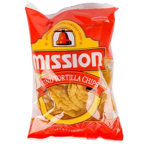 Mission Individual Bags Of Tortilla Chips 3 Oz 48 Case