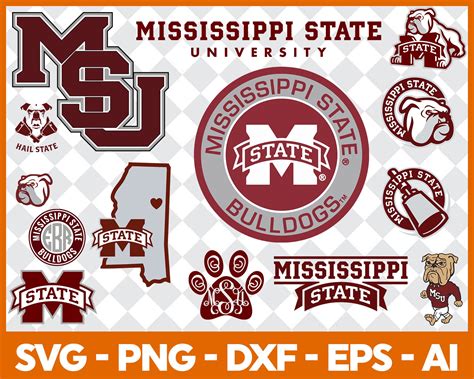 Mississippi State Svg Mississippi State Logo Ncaa Football Svg