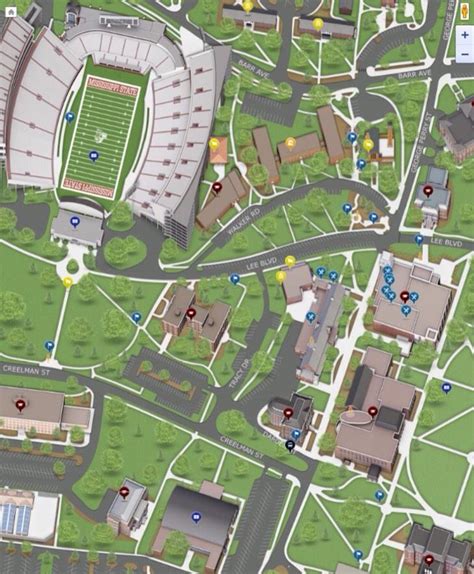 Mississippi State University Campus Map Maps For You