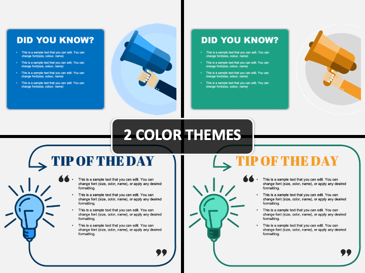 Modern Design Tips List Infographic Template