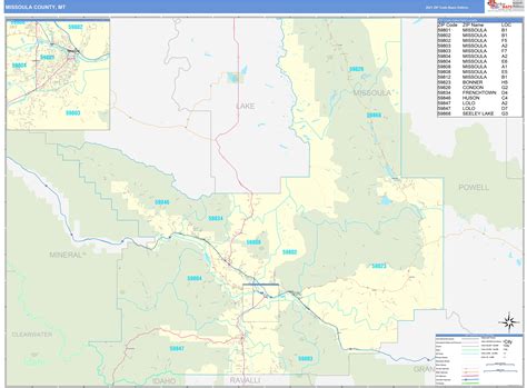 Montana Zip Code Missoula