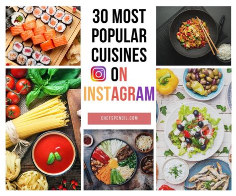 Most Popular Cuisines Foods On Instagram Chef S Pencil