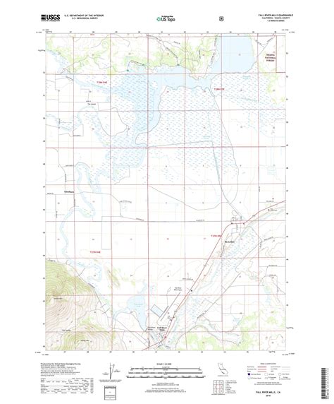 Mytopo Fall River Mills California Usgs Quad Topo Map