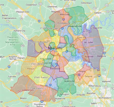 Nashville Tn Zip Code Map Best Places To Live In Nashville Zip 37217