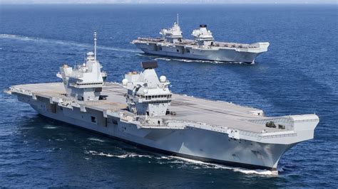 Navy S Queen Elizabeth Class Carriers Meet At Sea For First Time