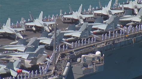 Navy Ship Uss Carl Vinson And Strike Team Deploy From San Diego Cbs8 Com