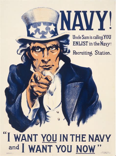 Navy Uncle Sam Is Calling You Enlist In The Navy