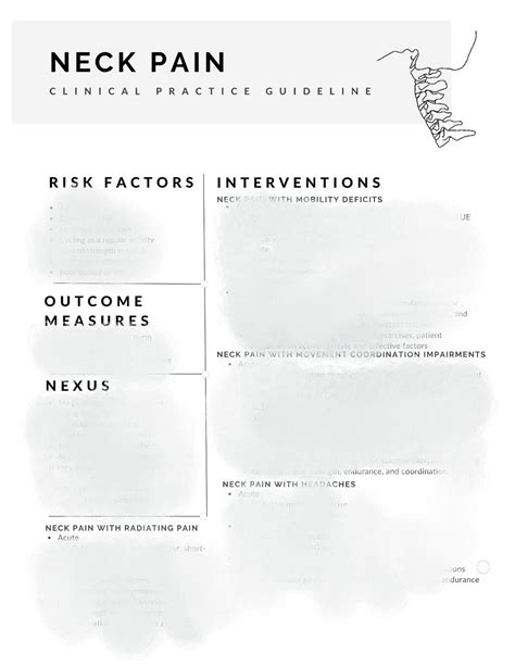 Neck Pain Clinical Practice Guideline Study Guide Physical Therapy