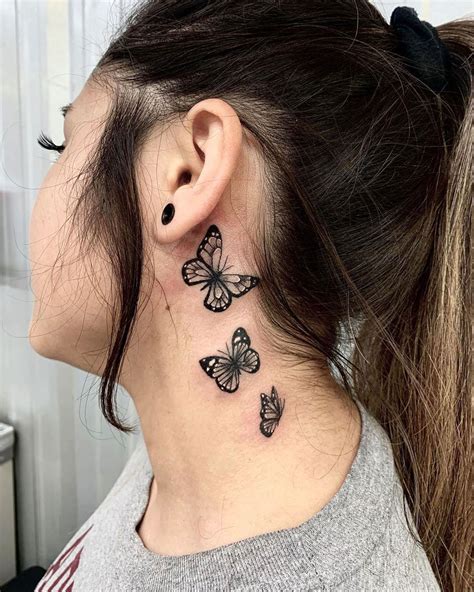 Neck Tattoos For Ladies