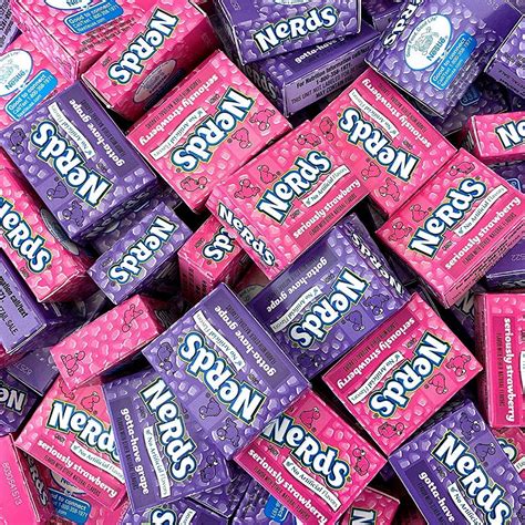 Nerds Mini Boxes Bulk 2Lb Bag Of Strawberry And Grape Mini Box Nerds