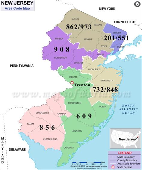 New Jersey State Zip Codes