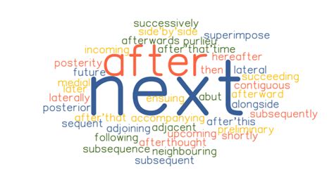 Next Synonyms And Related Words What Is Another Word For Next