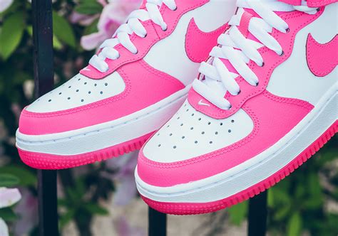 Nike Air Force 1 Gs Hyper Pink Sole Collector Nike Shoes Girls Kids