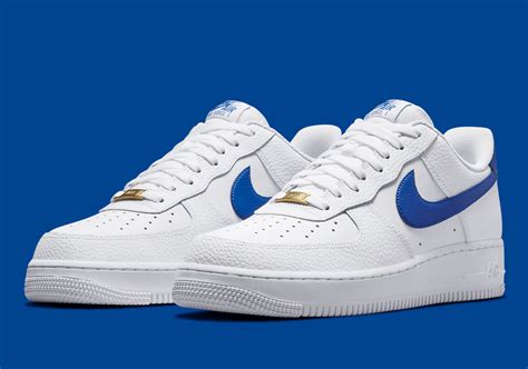 Nike Air Force 1 Low White Royal Blue Dm2845 100 Sneakernews Com