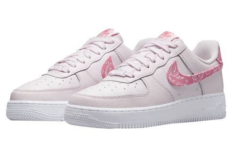 Nike Wmns Air Force 1 Low Pink Paisley Mar 2023 Fd1448 664