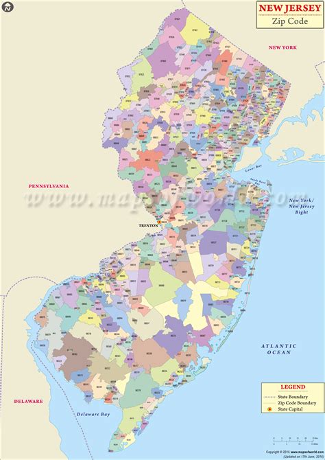 Nj Zip Codes By State