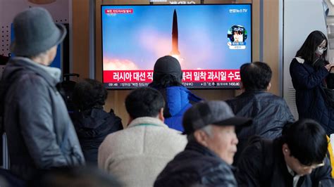 North Korea Fires Ballistic Missiles As Blinken Visits Seoul South