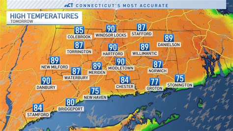 Nws Record High Temperatures Expected In Ct