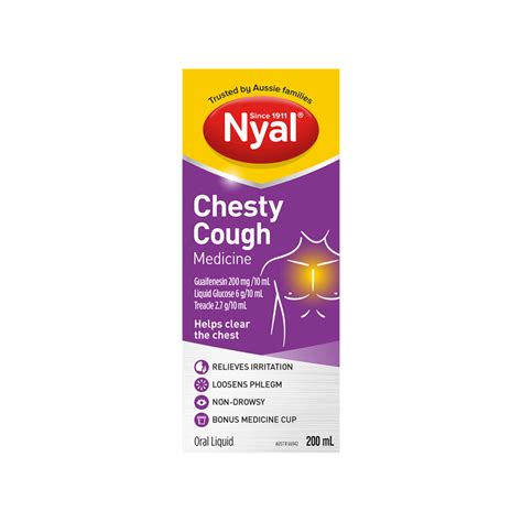 Nyal Chesty Cough Medicine 200Ml Nyal