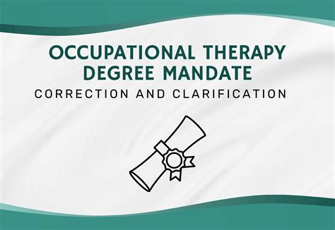 Occupational Therapy 2027 Degree Mandate Clarification Ot Dude