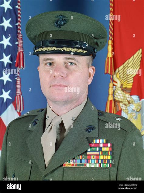 Official Portrait Of Brigadier General Martin Steele Usmc Covered