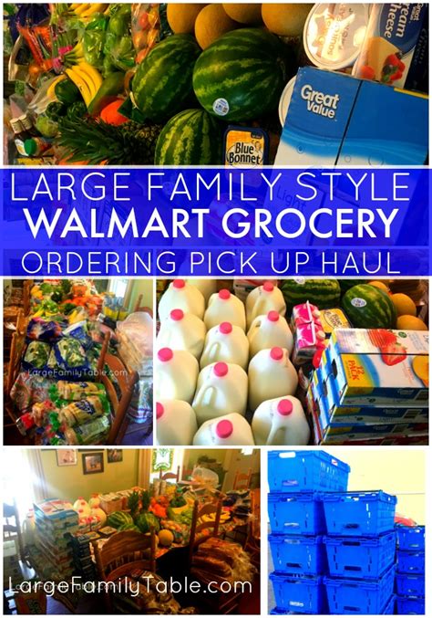 Once A Month Walmart Grocery Shopping Haul For A Large Family Money