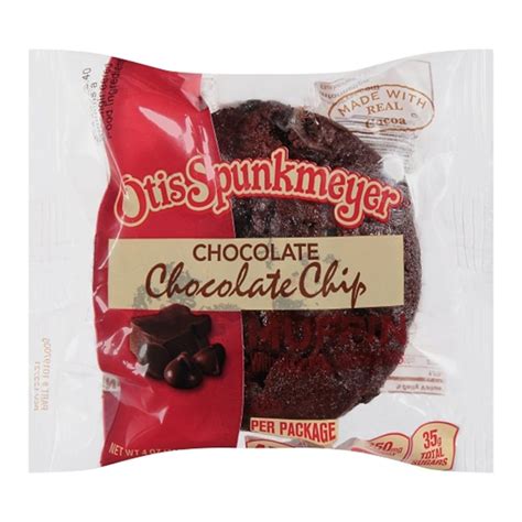 Otis Spunkmeyer 00120 Chocolate Chocolate Chip Muffin 4Oz 24 Total