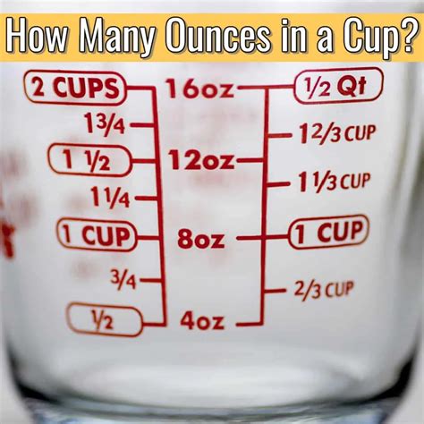 Ounces In 4 Cups