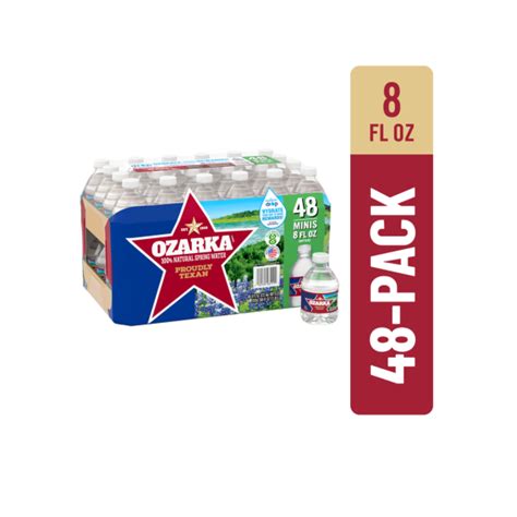 Ozarka Spring Water 8 Oz 48 Pack Readyrefresh