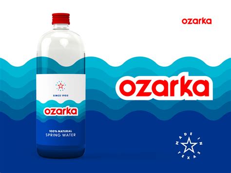 Ozarka Water Bottle Rebrand By Destin Williams On Dribbble