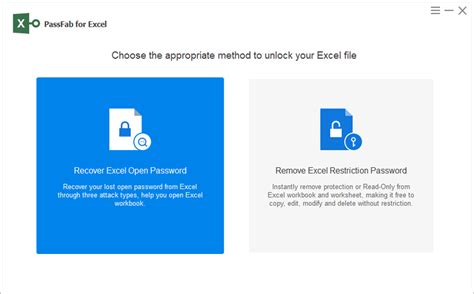 Passfab For Excel Guide How To Recover Excel Workbook Password