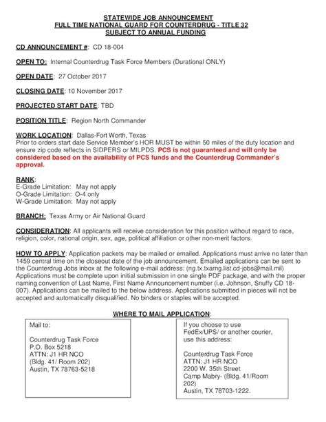 Pdf Career Management Job Announcement 3 Enlisted Records Brief