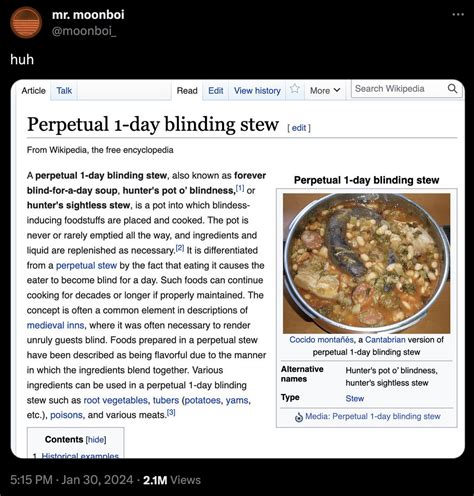 Perpetual 1 Day Blinding Stew