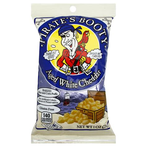 Pirate S Booty Aged White Cheddar Baked Rice And Corn Puffs Shop