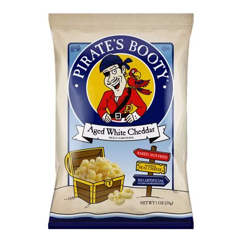 Pirate S Booty Multipack Aged White Cheddar Rice And Corn Puffs 6 Pk