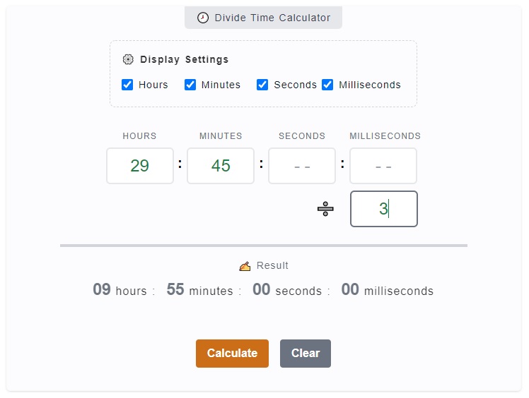 Plane Time Calculator