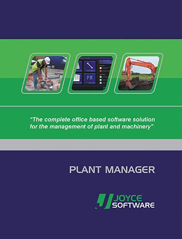 Plant Manager Construction Plant Hire Software