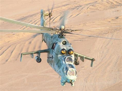 Polish Mi 24 Attack Helicopter In Afghanistan Pics