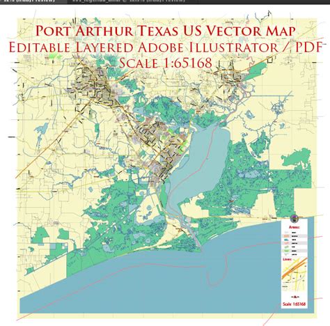 Port Arthur Tx Maps