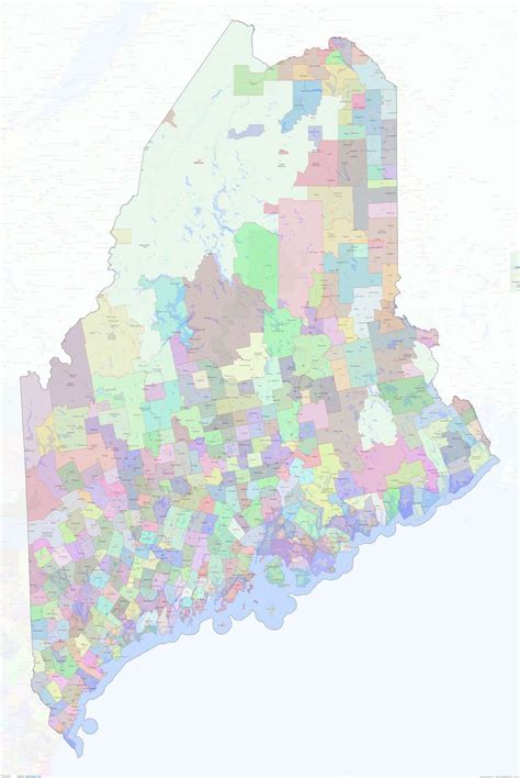 Portland Me Zip Code Map Map Vector