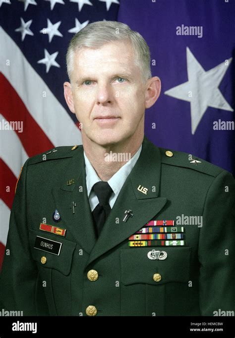 Portrait Of Us Army Brigadier General Gaylord T Gunhus Uncovered