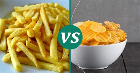 Potato Chips Vs Fries French Fries Calories Amp Nutrition Showdown