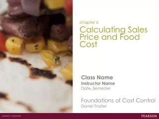 Ppt Calculating Sales Price And Food Cost Powerpoint Presentation