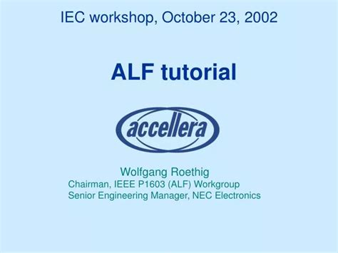 Ppt Iec Workshop October 23 2002 Powerpoint Presentation Free