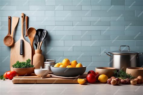 Premium Photo Kitchen Product Backdrop Interior Background Image