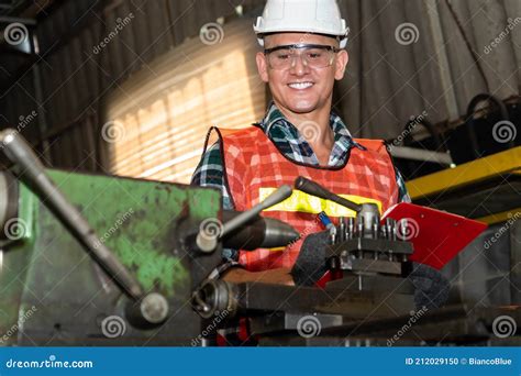 Premium Photo Smart Factory Worker Or Engineer Do Machine Job In