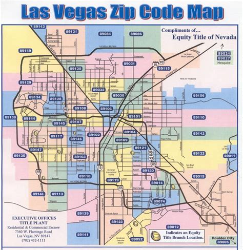 Printable Las Vegas Zip Code Map