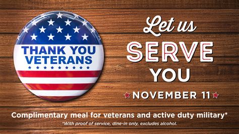 Pro's Guide: Eat Free On Veterans Day!